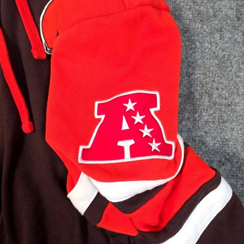 Starter Cleveland Browns Hoodie Mens XL Full Zip Sweatshirt NFL AFC Embroidered